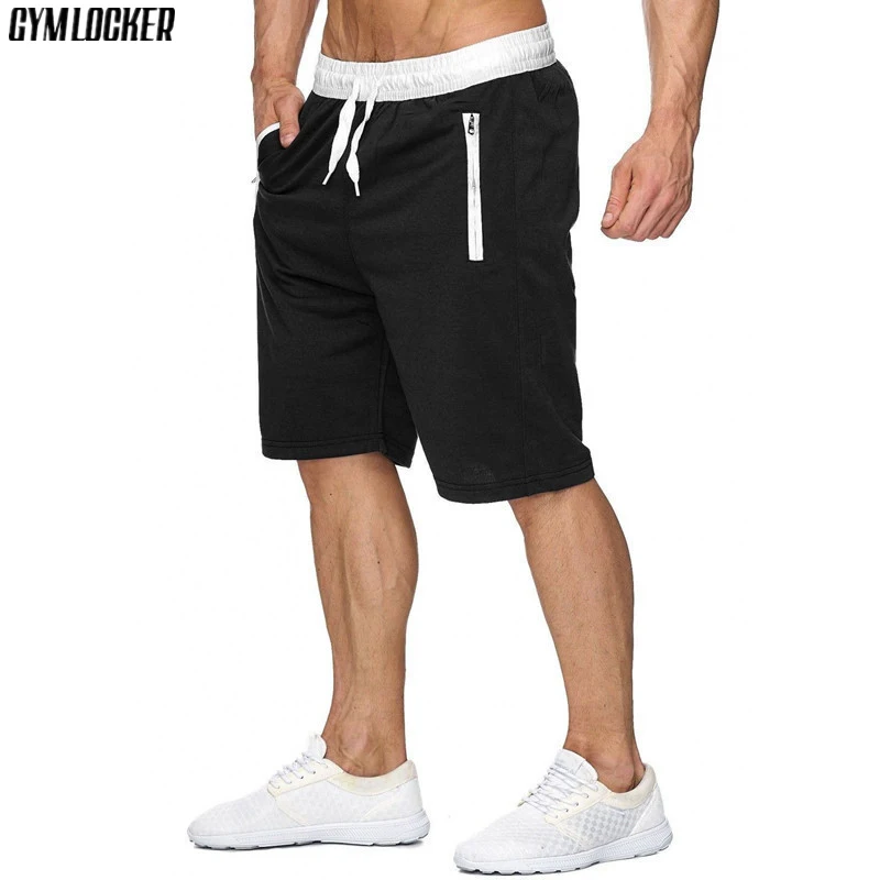GYMLOCKER мужские летние новые свободные шорты спортивные штаны для фитнеса до колен
