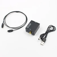 optical cable adapter toslink to rca digital to analog audio converter dac coaxial audio converter decoder headphone spdif