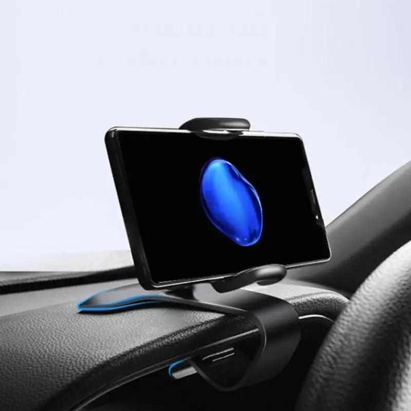 ALLOYSEED Универсальный Автомобильный держатель для телефона с зажимом, подставка для приборной панели автомобиля, gps-держатель для 4,0-5,8 дюймового сотового телефона