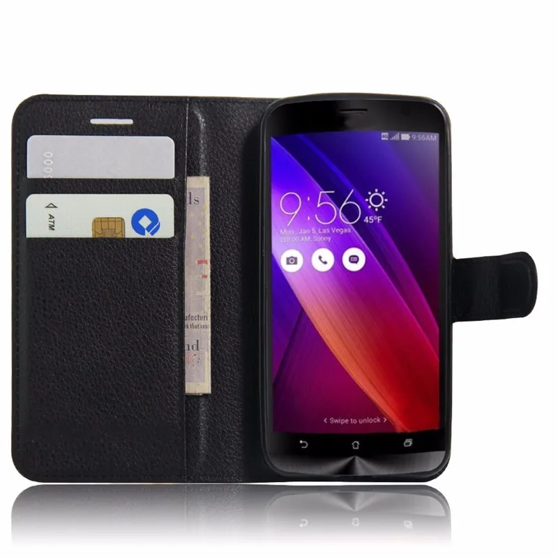 Чехол бумажник из искусственной кожи для ASUS X014D Zenfone Go 2016 ZB452KG ZB ZB452 452 452KG 4 5|Бамперы|