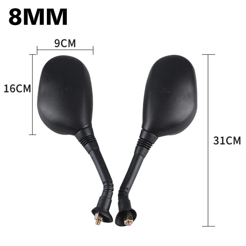 6 мм/8 мм аксессуары для скутеров, мотоциклетное зеркало для vespa piaggio mp3 Liberty Medley honda dio vespa gts 300 sprint наклейки lx 50 - Цвет: dahaotuoyuan