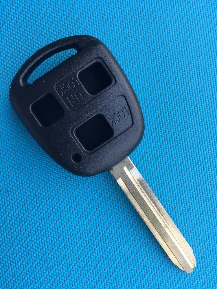 1 шт. Новые 3 кнопки дистанционного ключа FOB чехол для Toyota CAMRY RAV4 Corolla PRADO YARIS Toy43