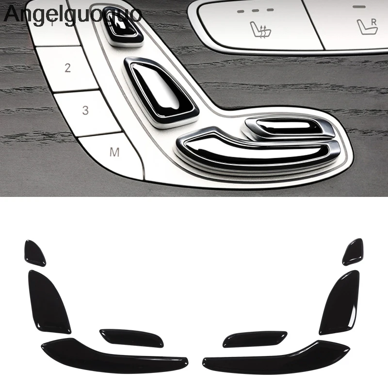 Стикер для автомобильного сиденья Angelguoguo черный Mercedes Benz E class W213|stickers for|benz estickers cover