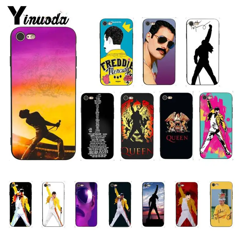 Чехол для телефона Yinuoda Фредди Меркури Queen band с узором iPhone 8 7 6 6S 6Plus X XS MAX 5 5S SE XR 10 11 pro