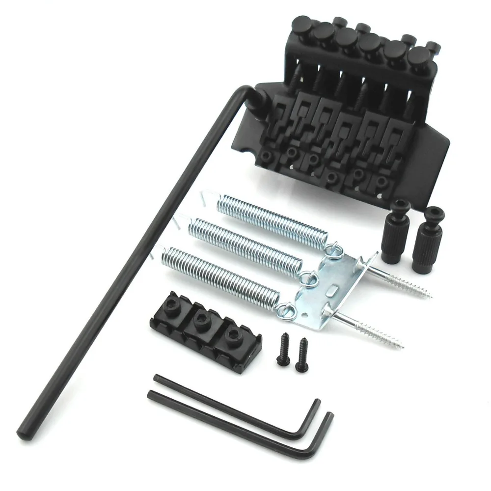 1 pkg Лицензированная черная гитара Tremolo мост запчасти система Новинка|guitar tremolo
