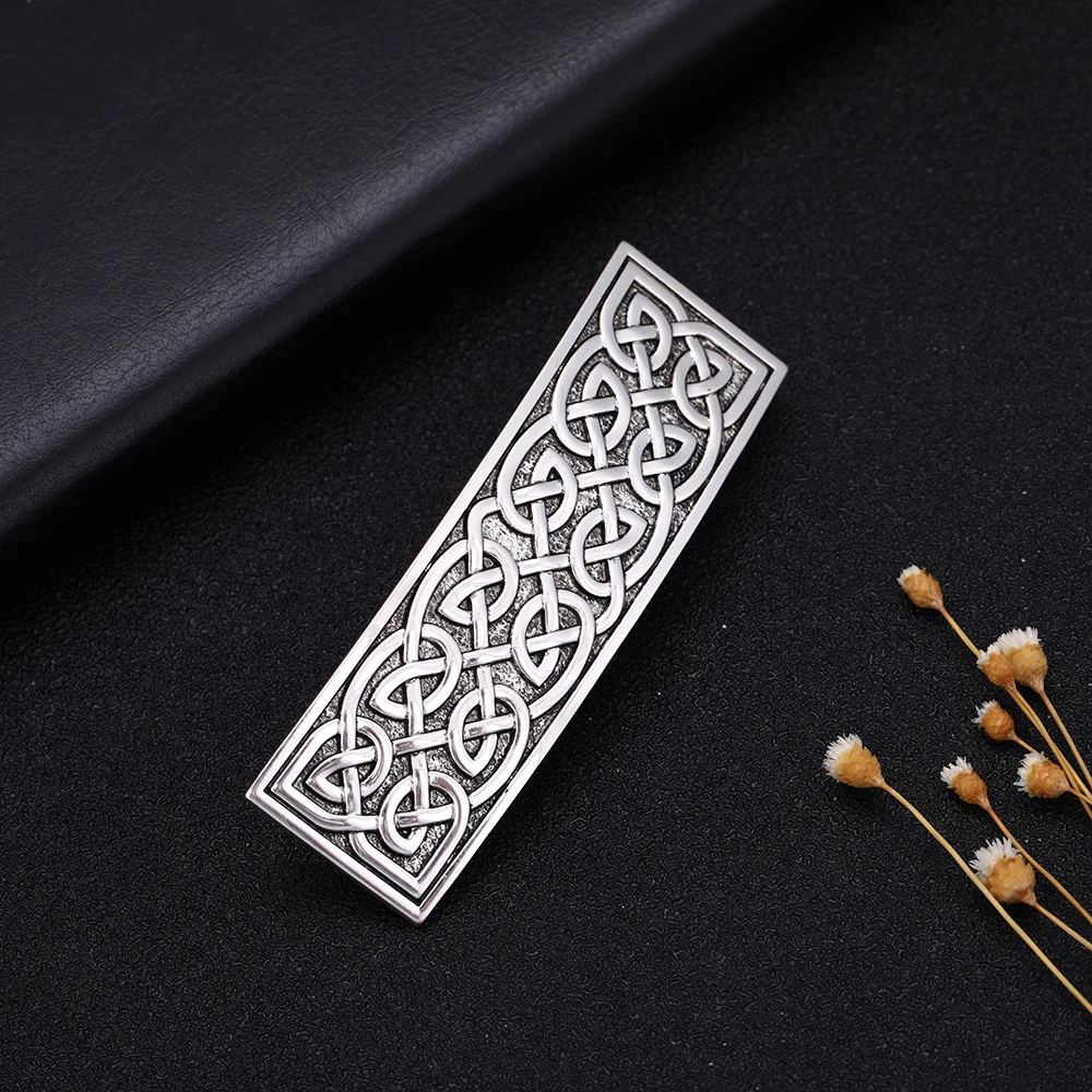 Teamer New Arrival Vintage Barrettes Hair Jewelry for Women Hairwear Antique Silver Color Celtics Knot Hairpins | Украшения и