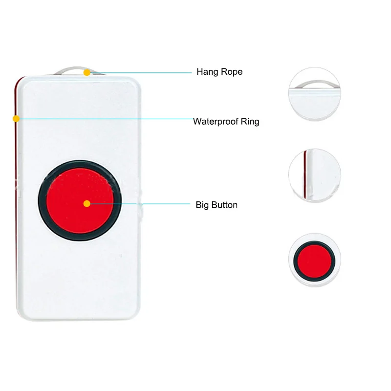 1 пара беспроводная система сигнализации для пожилых людей|system alarm|system securitysystems