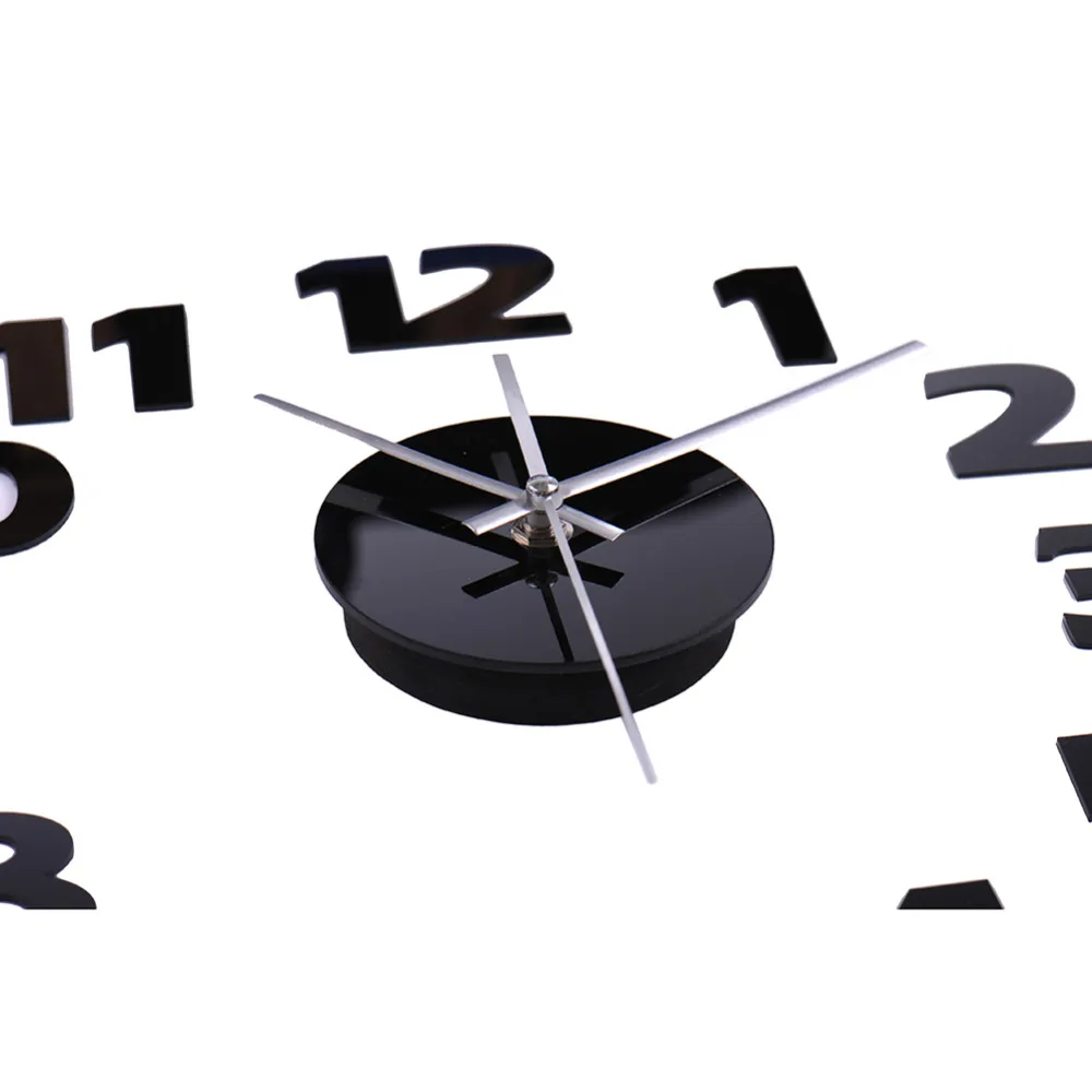 . Новые большие настенные Стикеры декоративные часы для дома спальни гостиной