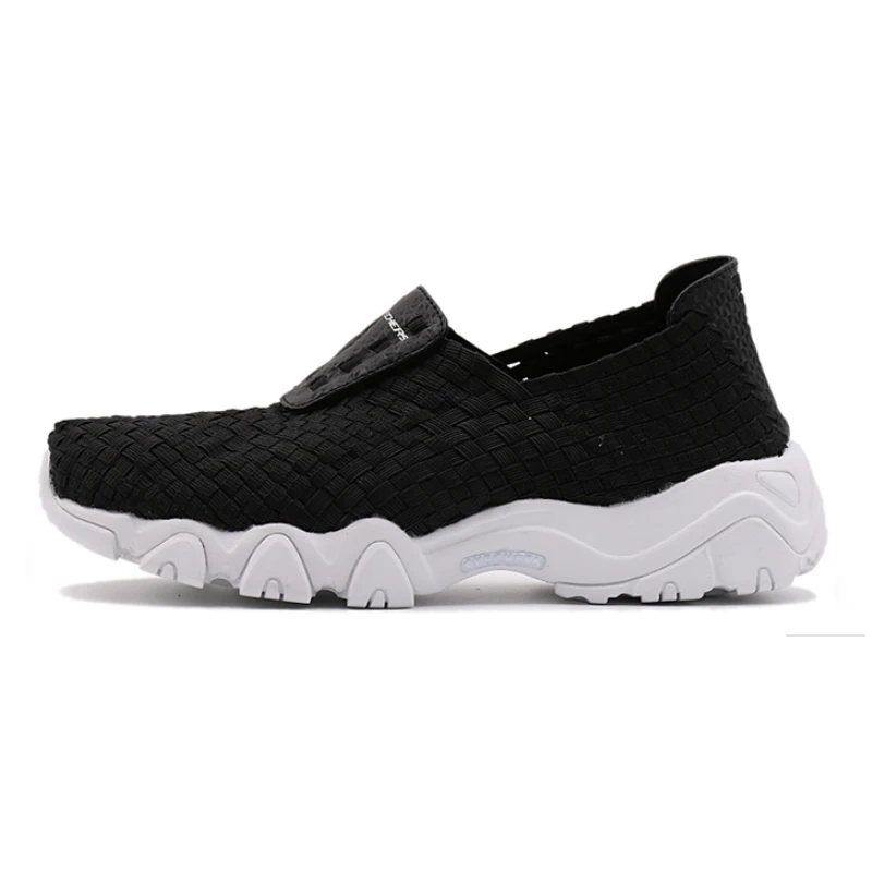 

Skechers Summer Flats D'LITES Women Slip On Comfortable Shoes Women Brand Luxury Women Designers Flat Women Shoes 88888017-LTPK