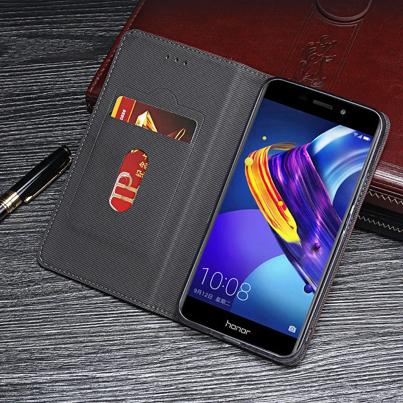 Чехол itgoogo для huawei Honor 6C Pro чехол высокое качество флип-чехол кожаный ретро