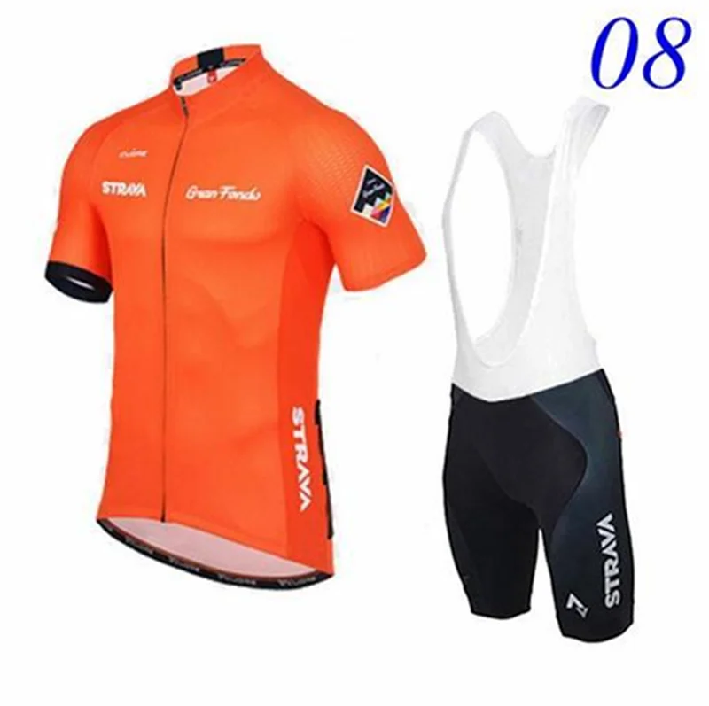 Pro Bicycle Racing Team Short Sleeve Maillot Ciclismo Men's Cycling Jersey Kits Summer breathable Cycling Clothing Sets