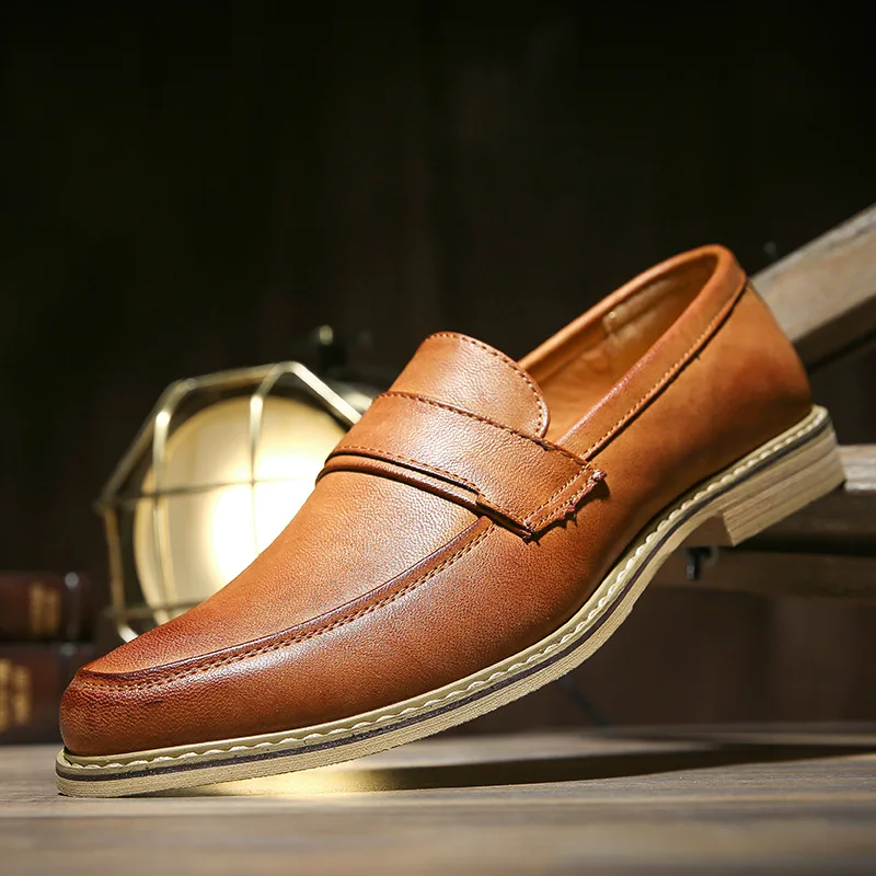 2019 мужские туфли в официальном стиле Черные белые кожаные свадебные Мужские