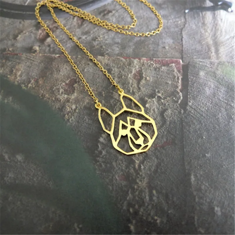 Милая Мода для домашних животных оригами сибирская Хаски голова собаки кулон