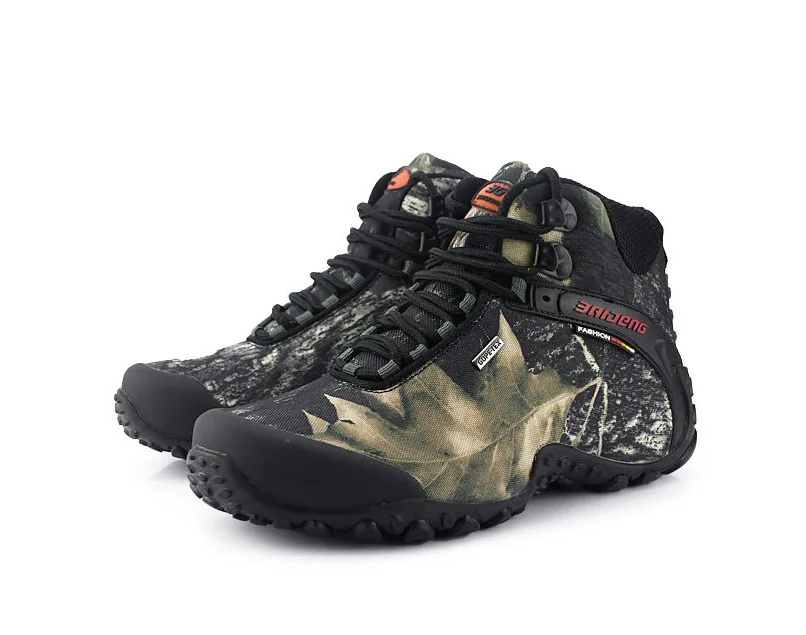 Мужские тактические камуфляжные водонепроницаемые холщовые походные ботинки