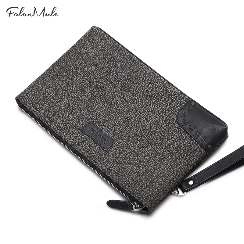 New Fashion Clutch Luxury Wallet Male Leather Men Wallets Handy Bags Business Bag Can Hold iPad|wallet male|handy bagleather man clutch |
