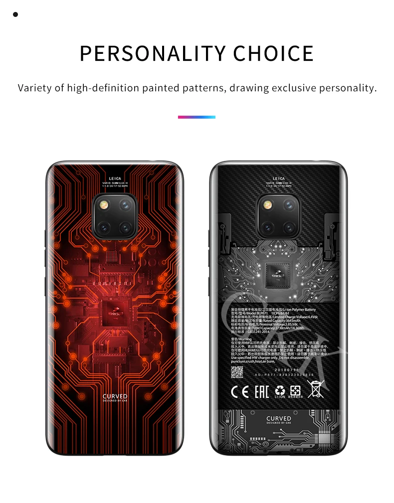 Роскошный чехол для huawei mate 20 pro, чехол из закаленного стекла с мягкими краями, ТПУ силиконовый чехол для телефона, чехол для mate 20