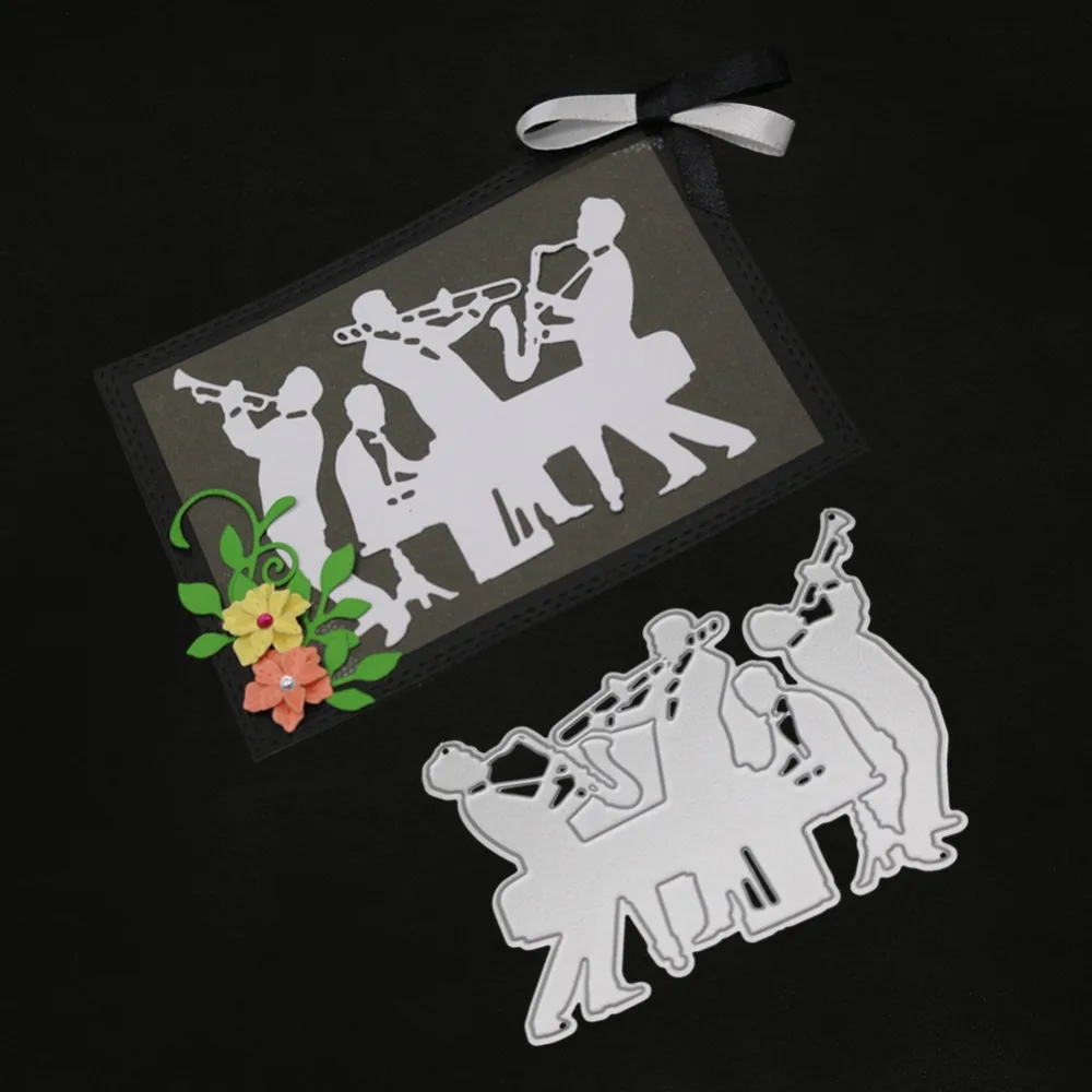 Металлическая фигурка человека из стали трафарет для рукоделия скрапбукинга