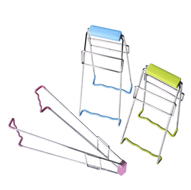 Нескользящий пластиковый поддон из нержавеющей стали зажим для чаши держатель