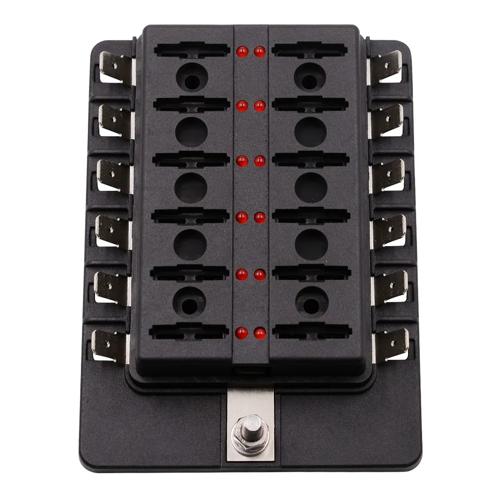CARCHET 12way Blade держатель предохранителя 12В 24В для автомобиля лодки морской караван