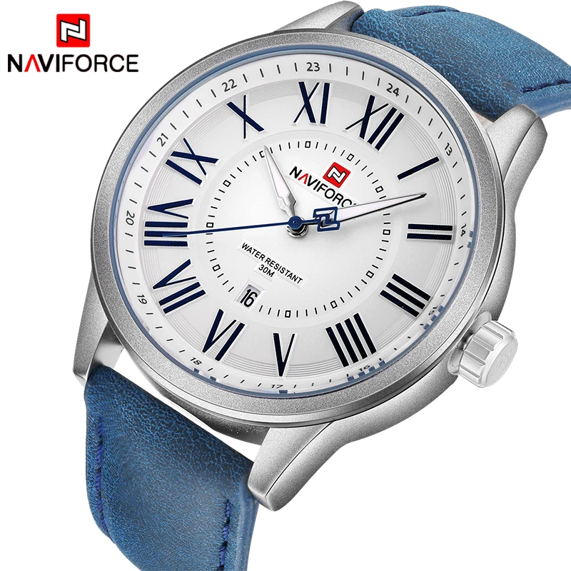 Часы наручные Naviforce Мужские кварцевые роскошные Брендовые спортивные