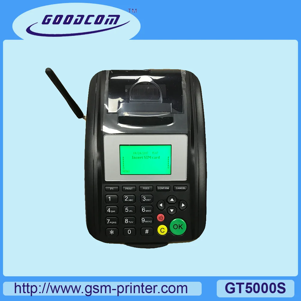 Терминал POS GOODCOM с GSM-принтером для онлайн-заказа может удаленно обновить