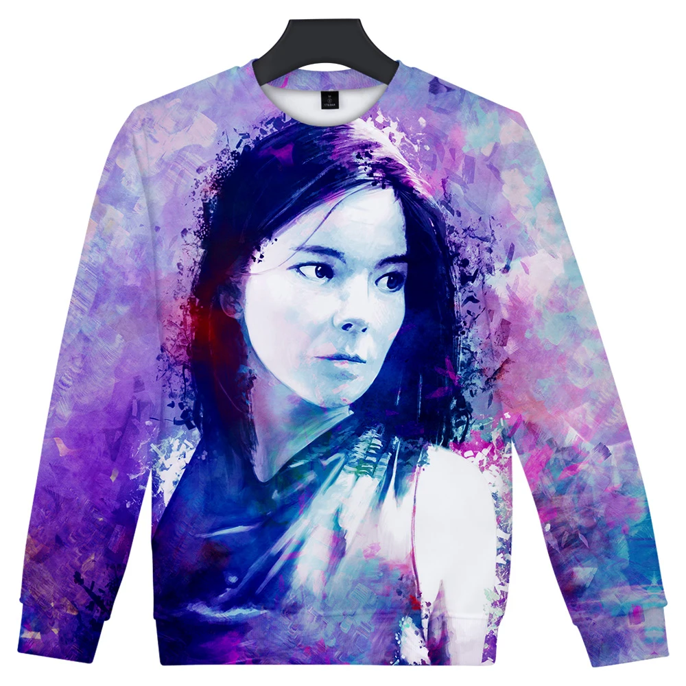 Bjork новинка 2019 милые женские/мужские толстовки с героями мультфильмов