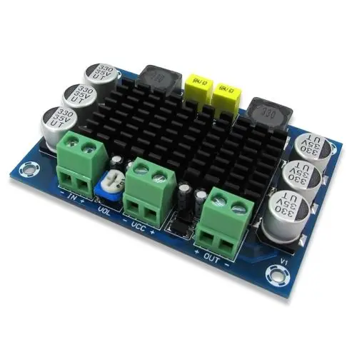 Плата цифрового аудио усилителя DC 12V 26V 100W TPA3116 TPA3116DA моно канальный стерео модуль