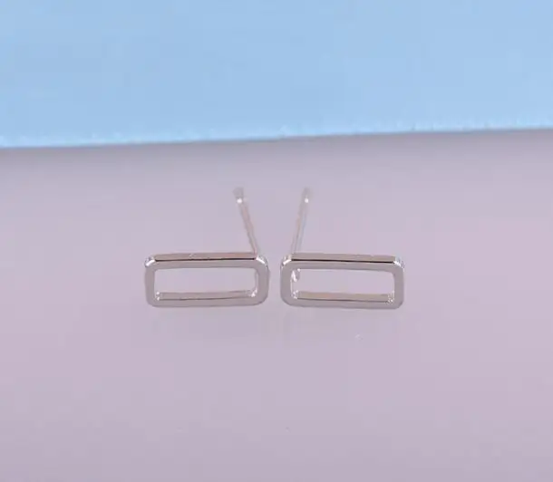 EY978 2021 hot sale Simple geometry rectangle Stud Earrings Female charm Geometric Jewelry New | Украшения и аксессуары