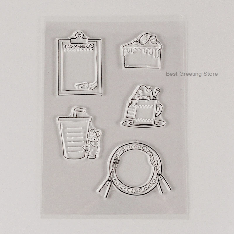 Пустые мини штампы для меню еды планировщика журнал планировщик|Штампики| |