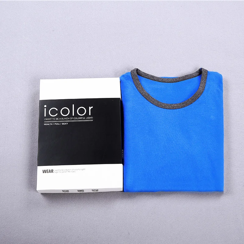 ICOLOR 2017 Осенняя мужская пижама сексуальное нижнее белье для мужчин пижамы из