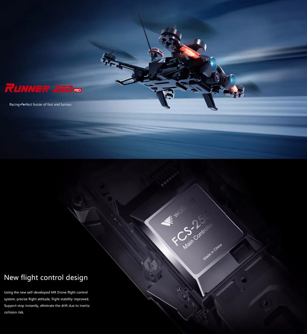 (В наличии) оригинальный Квадрокоптер Walkera Runner 250 PRO GPS Racer Дрон с камерой 800TVL или 1080