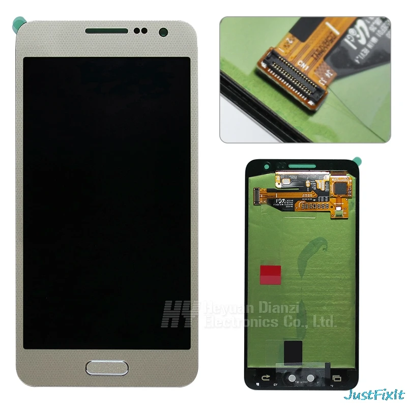 100% оригинал для Samsung Galaxy A3 2015 A300H A300F A300M ЖК-дисплей сенсорный экран дигитайзер