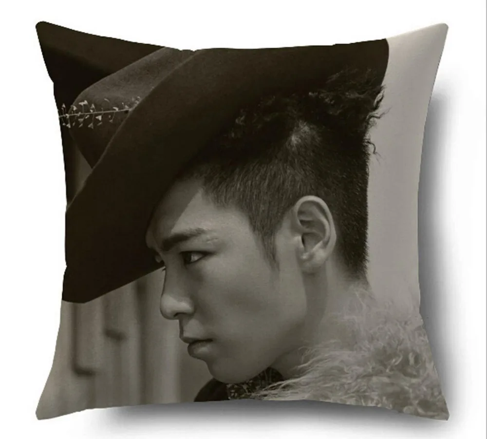 Kpop Bigbang Подушка Чехол GD Топ чехол для подушки на заказ Подарки крутые мягкие