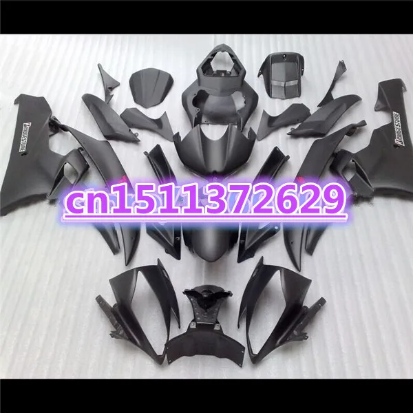 

100%new ABS Fairing kit for YZF-R6 06-07 YZF R6 06 07 black full YZF 600 R6 2006 2007 fairing sets bodywork ABS-Dor D injection