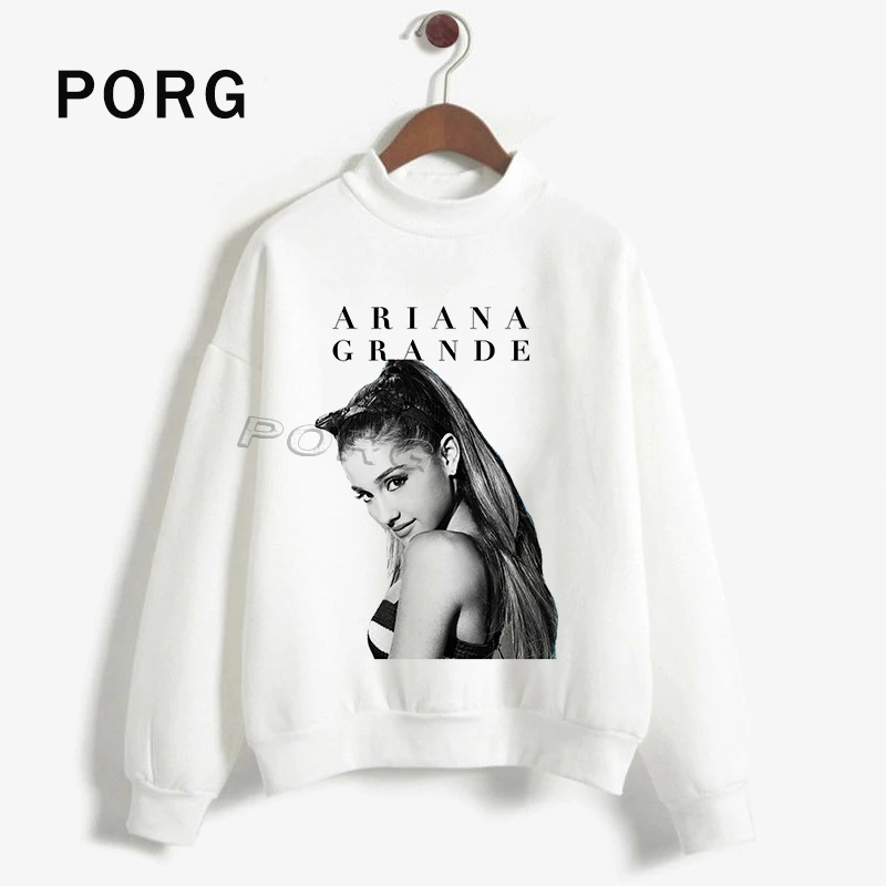 Женская толстовка с длинным рукавом Ariana Grande винтажная Готическая уличная одежда