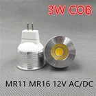 Светодиодный точечный светильник Mr11 Mr16, миниатюрная приглушаемая лампа для прожектора 35 мм, 3 Вт, 12 В, светодиодная лампа драйвера для гостиной, спальни, настольная лампа