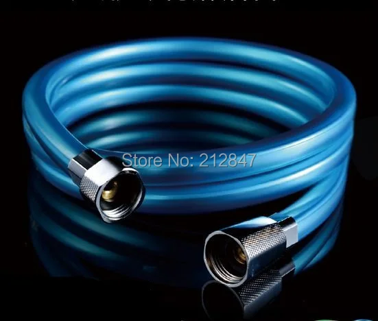 Гибкий ручной шланг для воды и душа из ПВХ небесно голубого цвета 1 5 м|shower hose