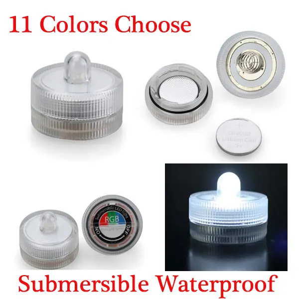 

2015 Sale Real Frozen Party Decoration Wedding Souvenir free Shipping Factory Supply Submersible Led Floralyte Light 100pcs/lot