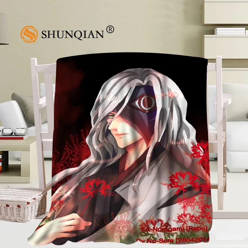 

#JQK333J Custom Noragami Pattern Travel Blanket Home TV Casual Relax for Family Soft Fluffy Warm Blanket