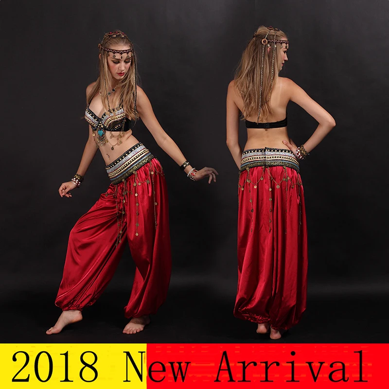 Этнический костюм для танца живота черный Roupas Academy Feminina цыганская одежда