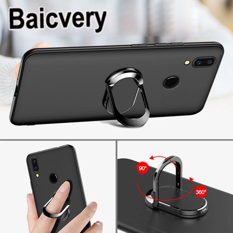 Car Holder Case for Xiaomi Redmi Note7 Note 7 Magnetic Ring Cover 6.3&quot | Мобильные телефоны и аксессуары