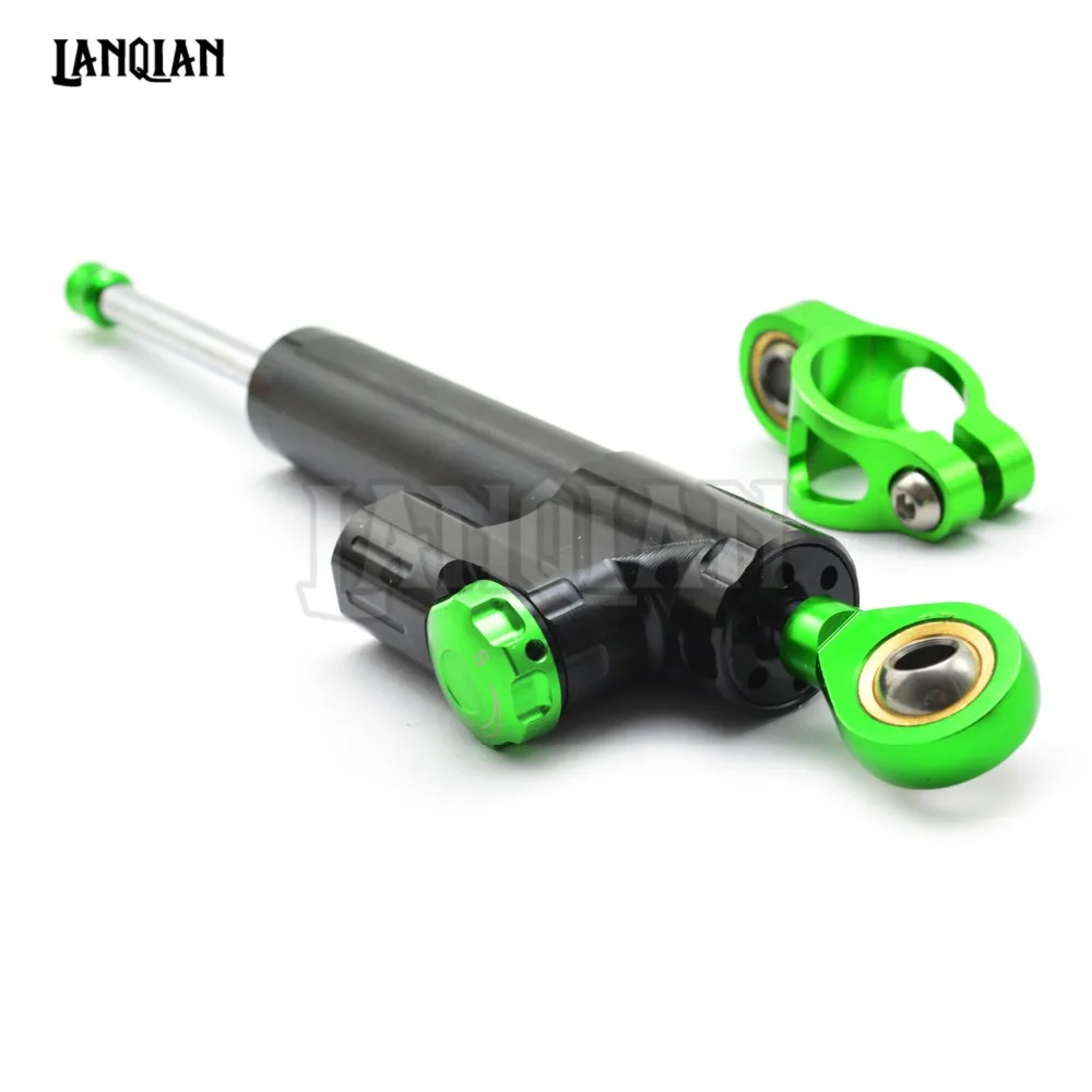 

Universal CNC Aluminum Motorcycle Steering Stabilizer Damper For SUZUKI GSXR600 650 R750 SFV400 650 SV650 V-Strom 650 1000