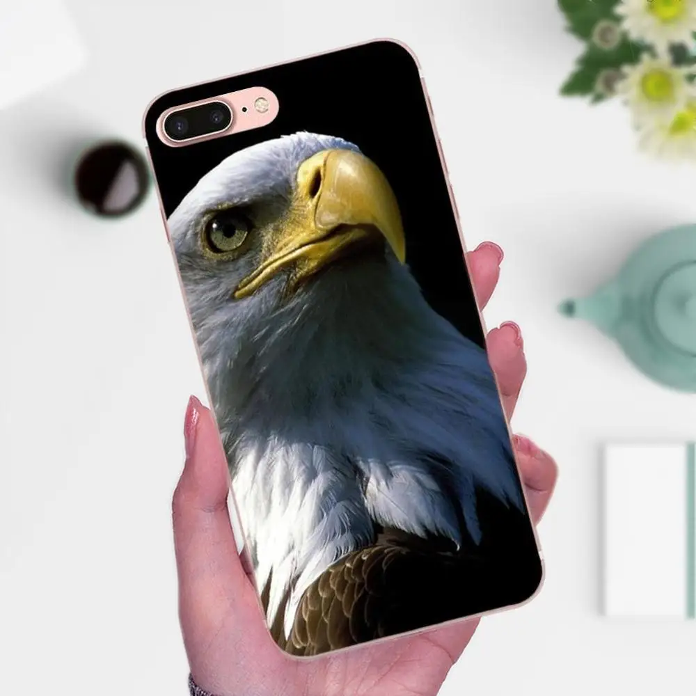Черный орел летают небо Красочные Модные для Galaxy J1 J2 J3 J330 J4 J5 J6 J7 J730 J8 2015 2016 2017 2018 mini
