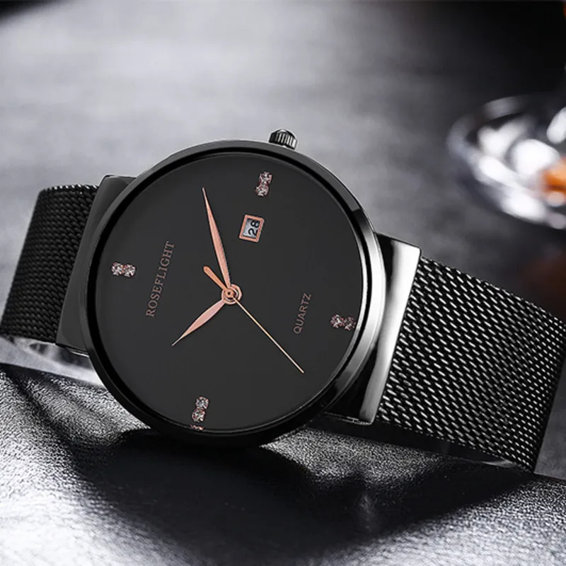 2019 лучшие брендовые Синие Новые женские наручные часы с металлическим ремешком