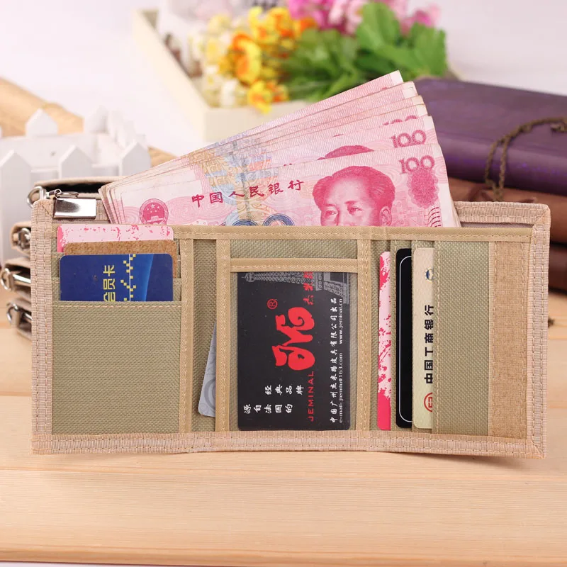 Короткие кошельки холщовый кошелек держатель для ID карты мужские бумажники