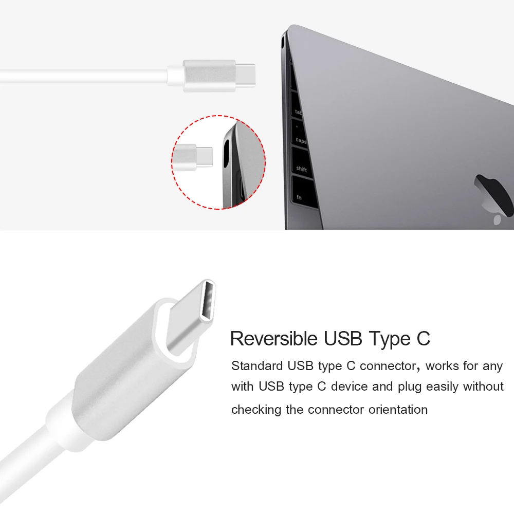 Концентратор USB type C для VGA USB3.0 разветвитель 3 1 адаптер Macbook Pro Google ChromeBook
