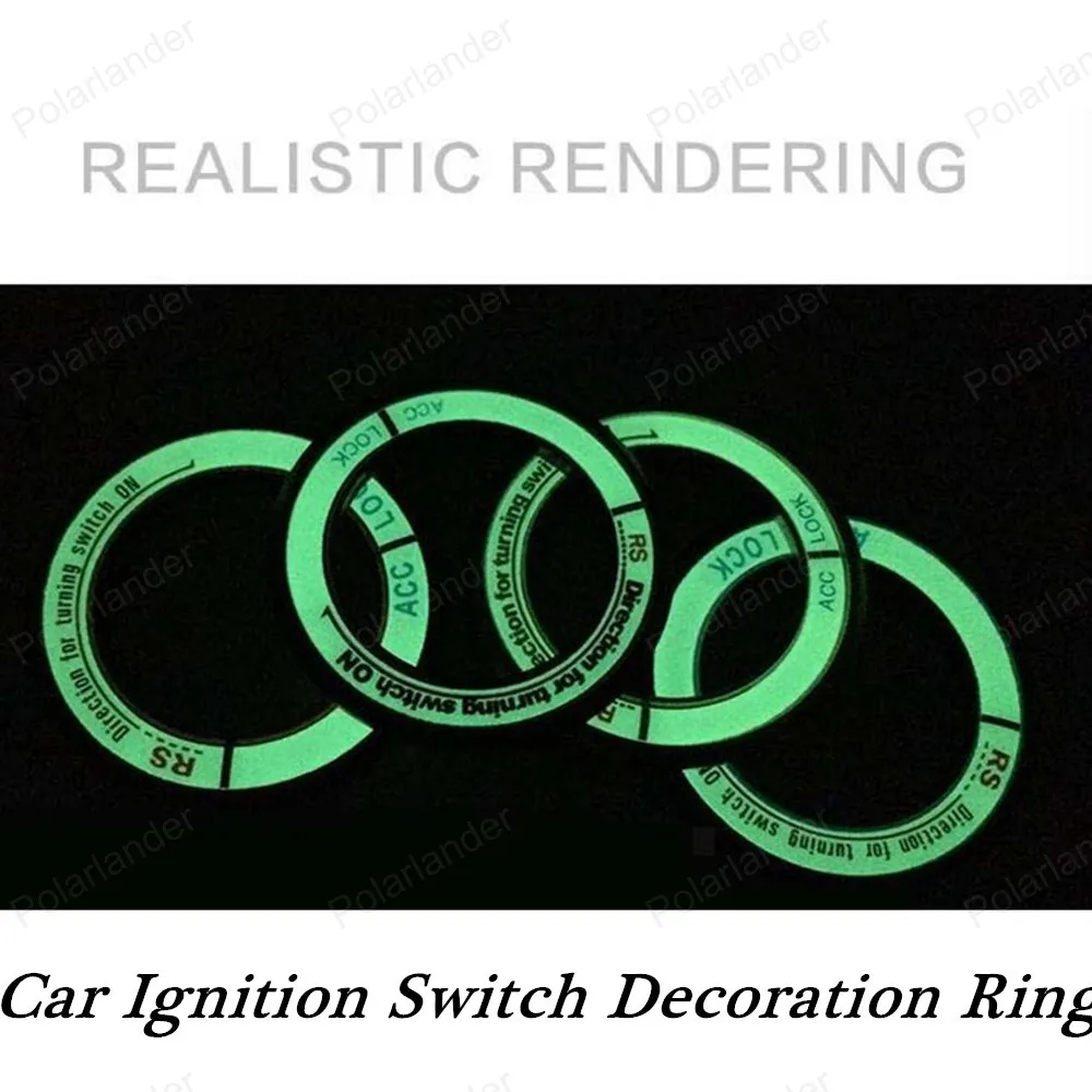 Алюминиевый сплав переключатель крышки круг наклейки Автомобильный ключ