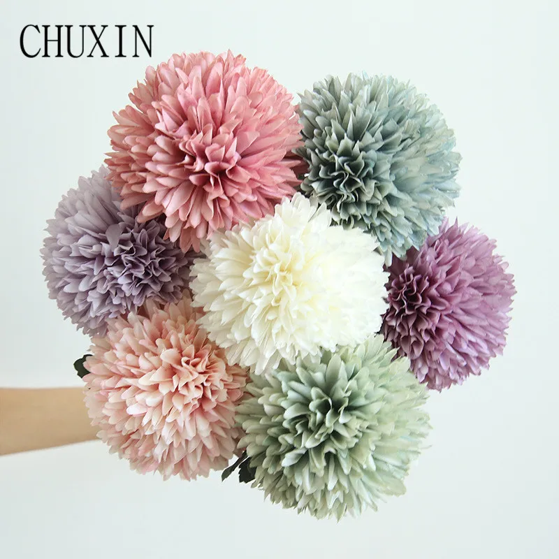 DIYartificial silk Одуванчик цветок мяч дома спальня стол искусственный для