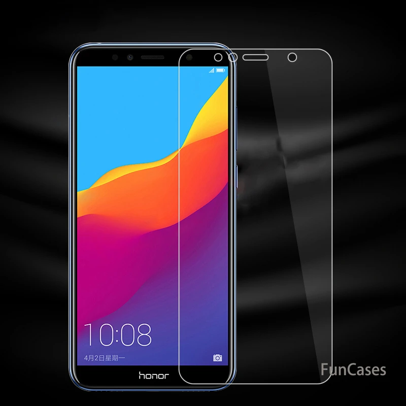 Закаленное стекло для huawei Honor 7C Pro 7A Y6 2018 Защитная пленка Prime 2018|Защитные стёкла и
