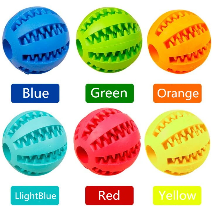 Pet Sof Pet игрушки для собак игрушка забавный интерактивный эластичный шарик жевательная игрушка для собаки зуб чистый шар еды Экстра-жесткий резиновый мяч